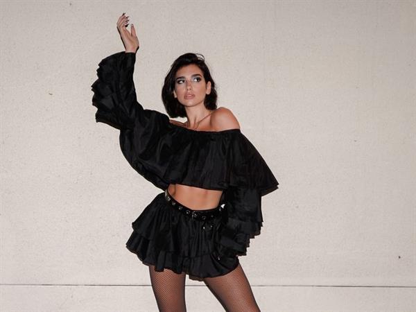Dua Lipa in the Kir Bra and Jia Skirt for Refinery 29 - Are You Am I