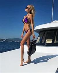 Julia Dybowska in a bikini