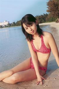 Rina Koike in a bikini