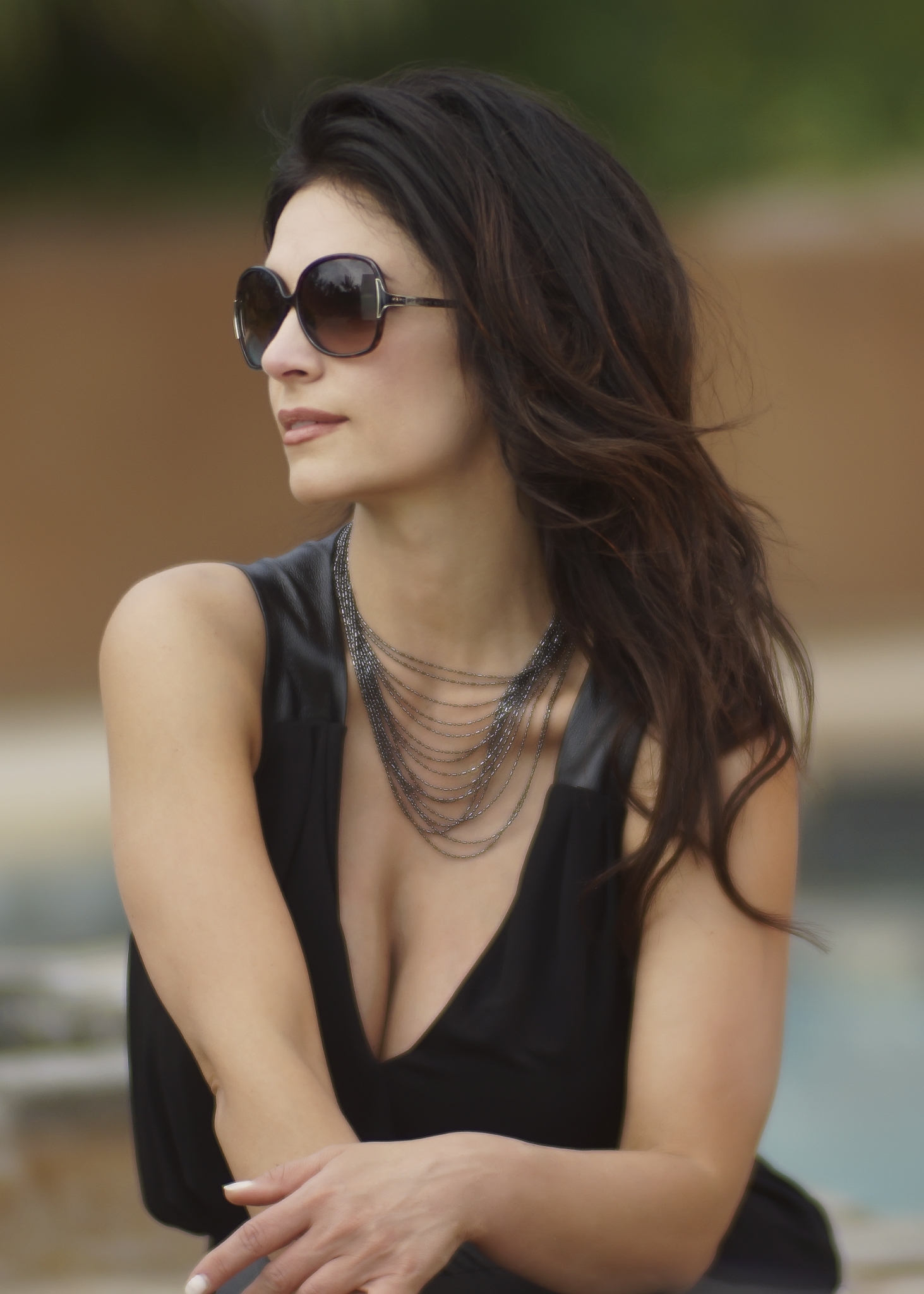 Denise Milani Photoset - By The Pool