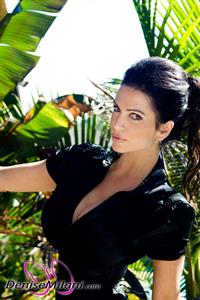 Denise Milani Photoset - Jeans-Black-Top