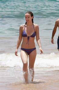 Olivia Wilde on the beach and in the water in Hawaii - May 26, 2013 