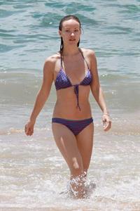 Olivia Wilde on the beach and in the water in Hawaii - May 26, 2013 