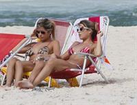 Bia and Branca Feres in a bikini