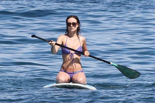 Olivia Wilde on the beach and in the water in Hawaii - May 26, 2013 