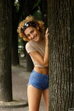 Sylvia Belotti in the Park