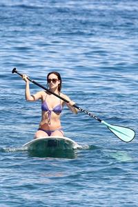 Olivia Wilde on the beach and in the water in Hawaii - May 26, 2013 