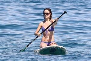 Olivia Wilde on the beach and in the water in Hawaii - May 26, 2013 