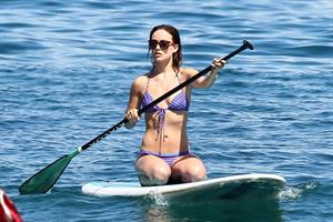Olivia Wilde on the beach and in the water in Hawaii - May 26, 2013 