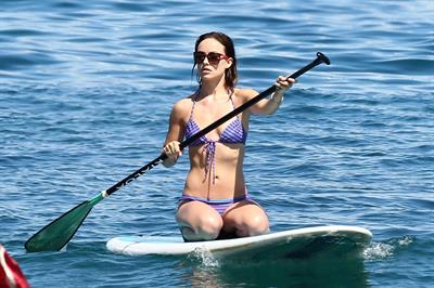 Olivia Wilde on the beach and in the water in Hawaii - May 26, 2013 