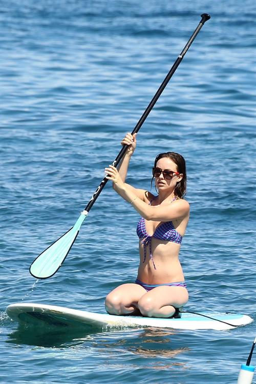 Olivia Wilde on the beach and in the water in Hawaii - May 26, 2013 