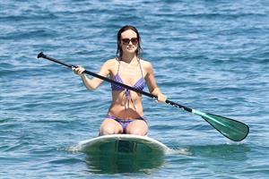Olivia Wilde on the beach and in the water in Hawaii - May 26, 2013 
