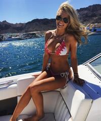 Lindsay Brewer in a bikini