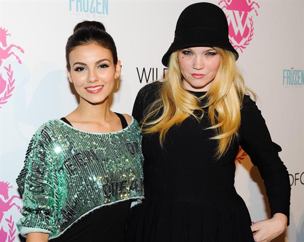 Victoria Justice Wildfox Couture fashion week event 2/6/13 