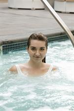 Olivia Yukon in the Jacuzzi