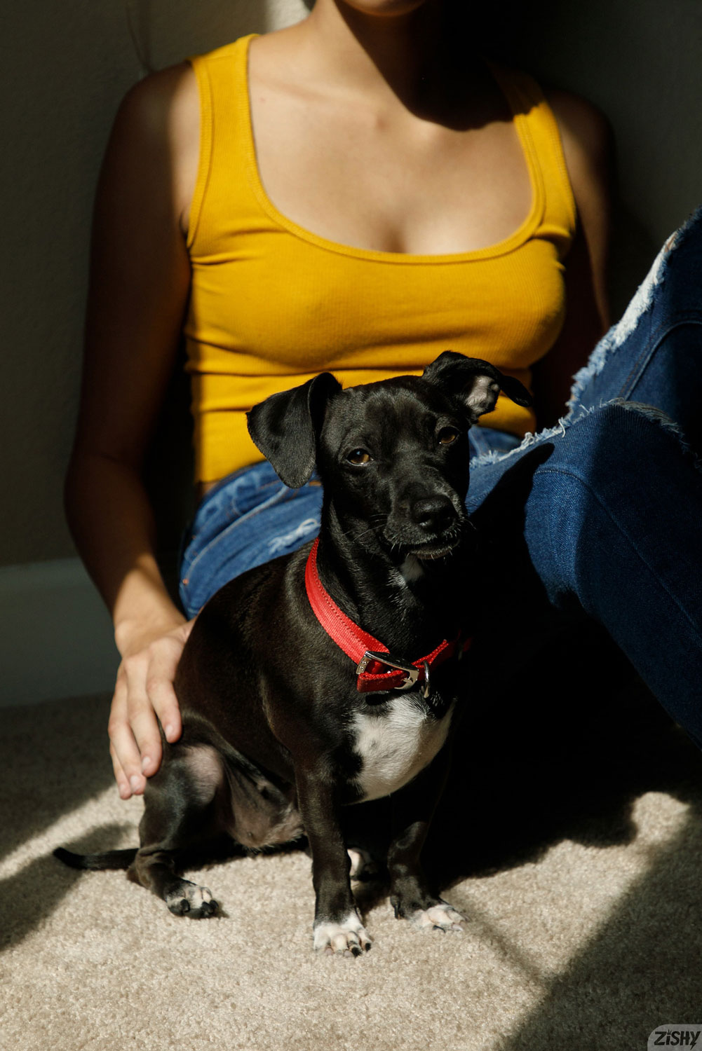 Rebel Tee Relaxing in her Room
