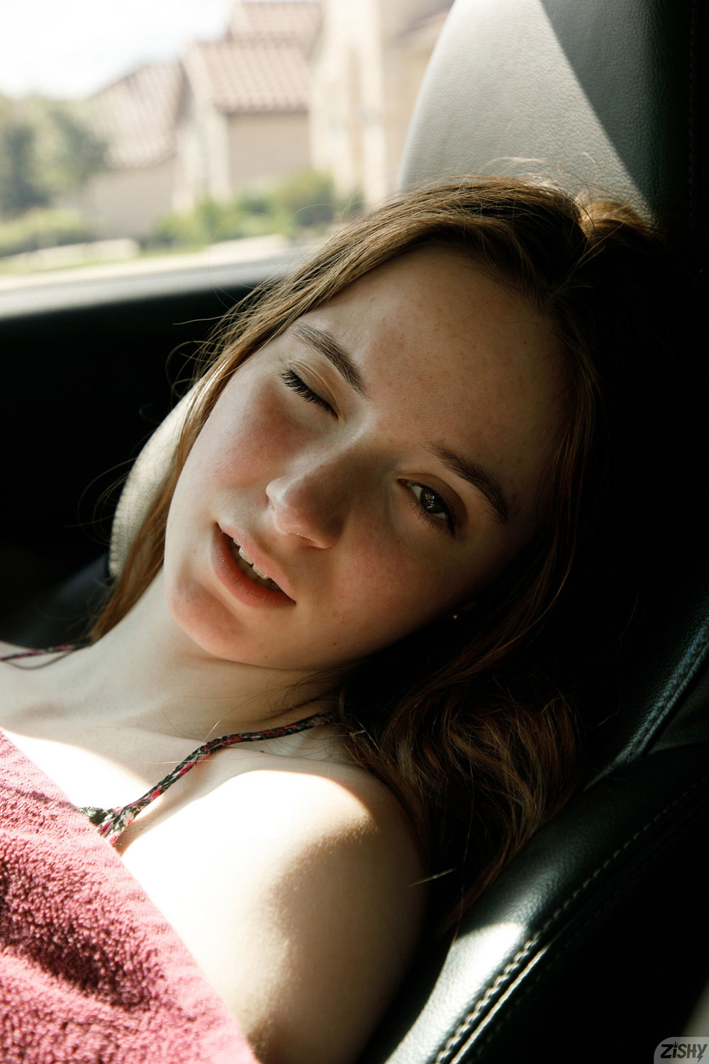 Hazel Moore in the Bathroom