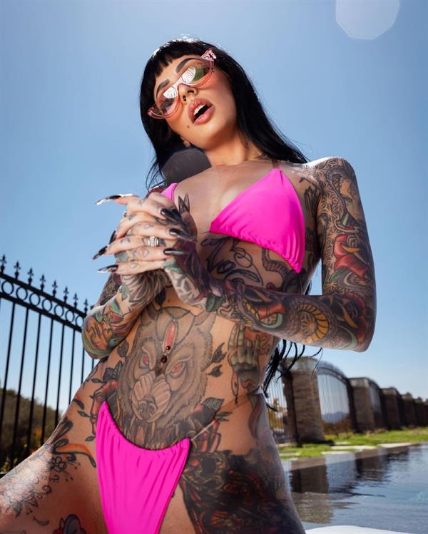 Angela Mazzanti in a bikini