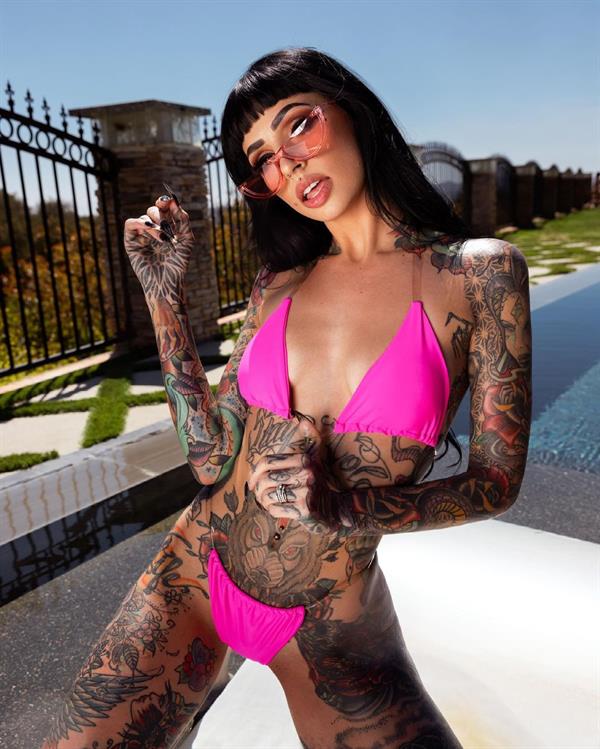 Angela Mazzanti in a bikini