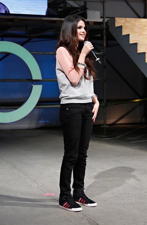 Selena Gomez Adidas NEO Label event in NY 2/6/13 