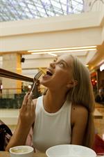 Katya Nesterova in Jeans