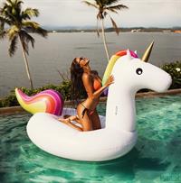 Viktoria Odintsova in a bikini