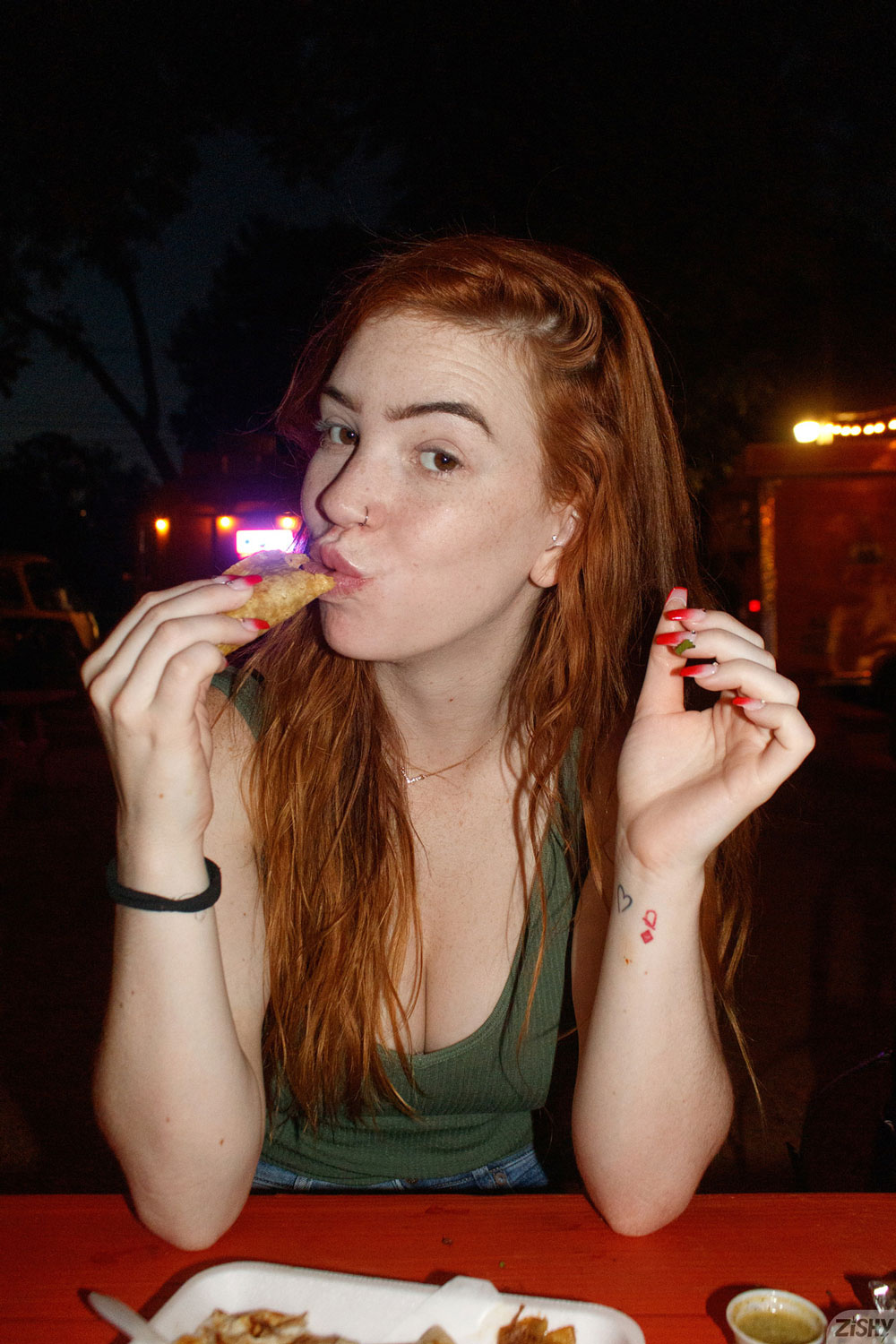 Nala Brooks in a Thong