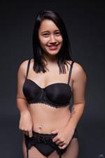 Lia Ponce Toying in Stockings