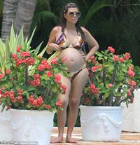 Kourtney Kardashian in a bikini