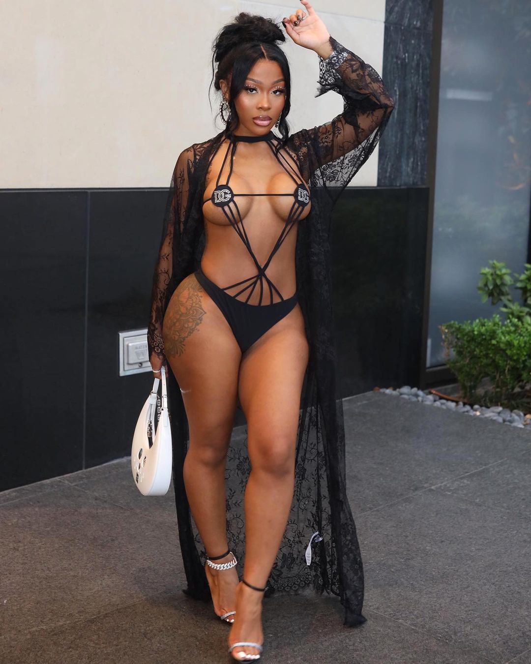 Jayda Cheaves in lingerie