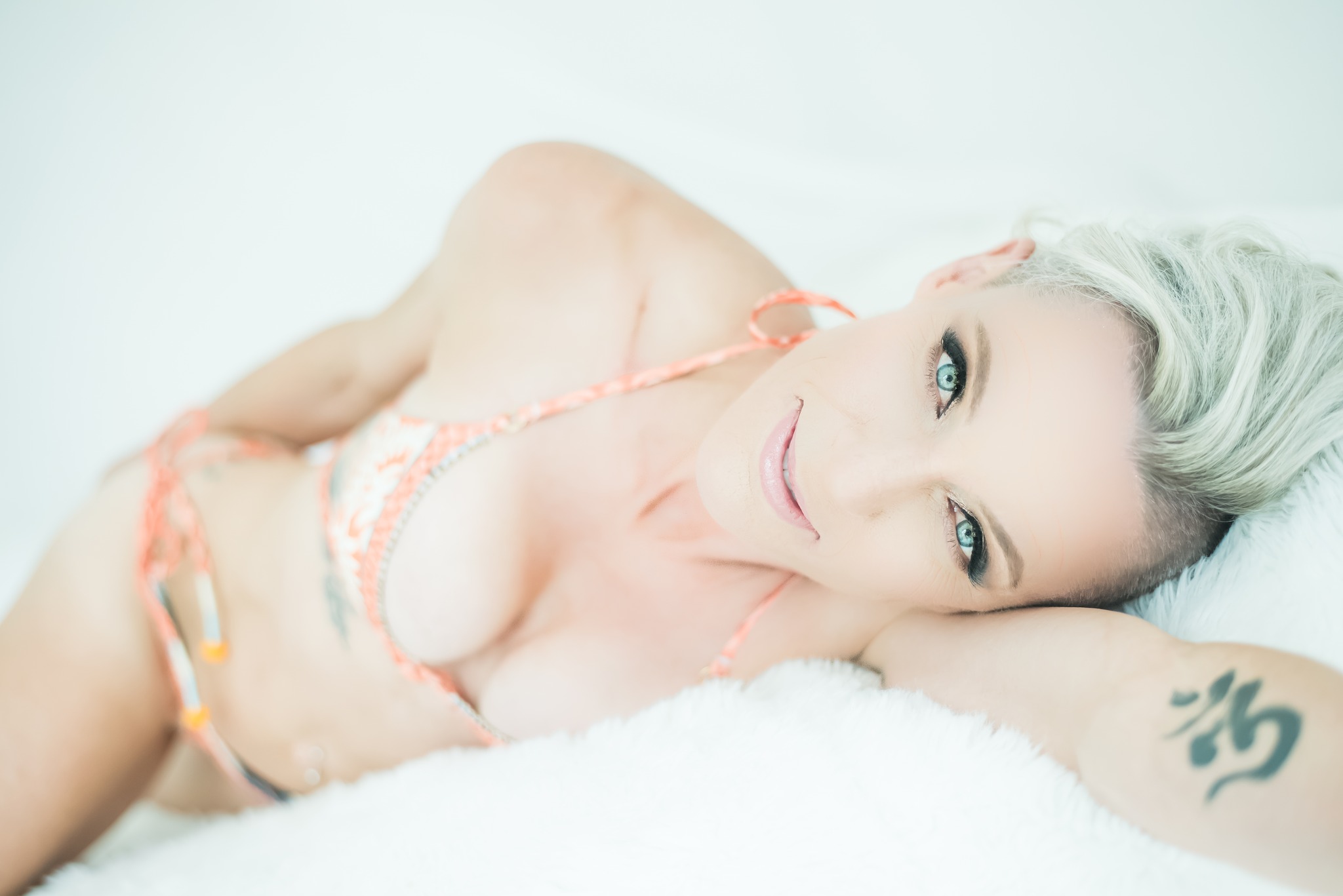 Anonymous in a bikini