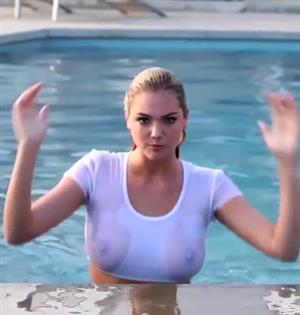 Kate Upton seethrough in a wet t-shirt