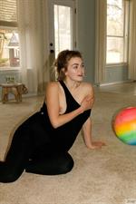 Kat Keen in Black Pants