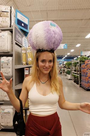 Athena Fleurs at the Store