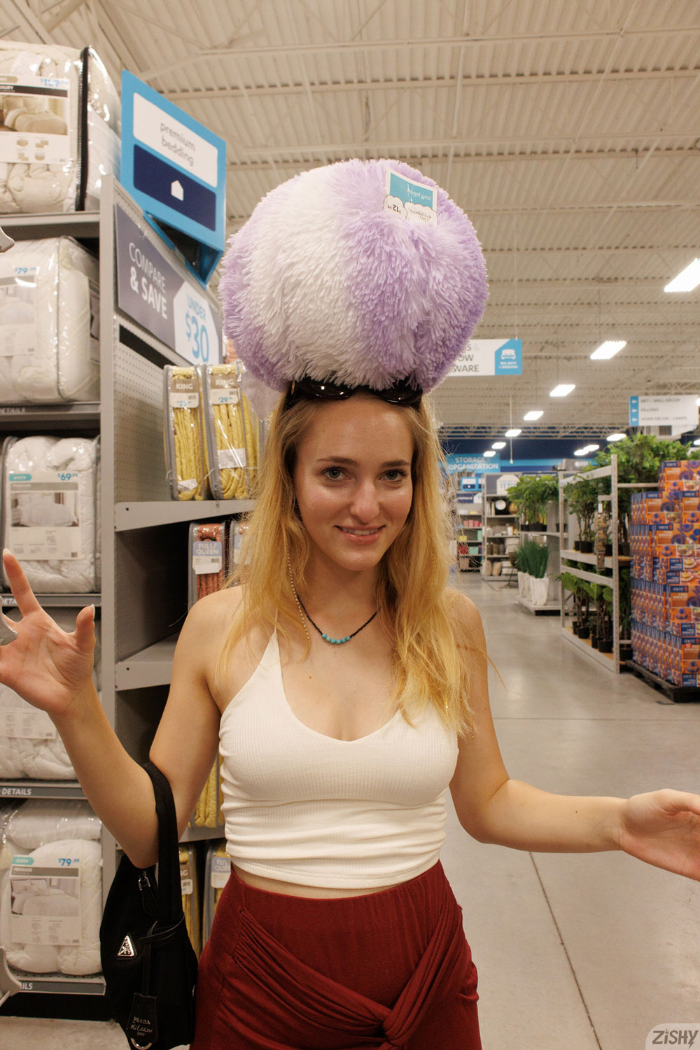 Athena Fleurs at the Store