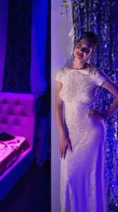 Prostitute in brothel