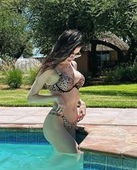 Kristina Stoloka in a bikini