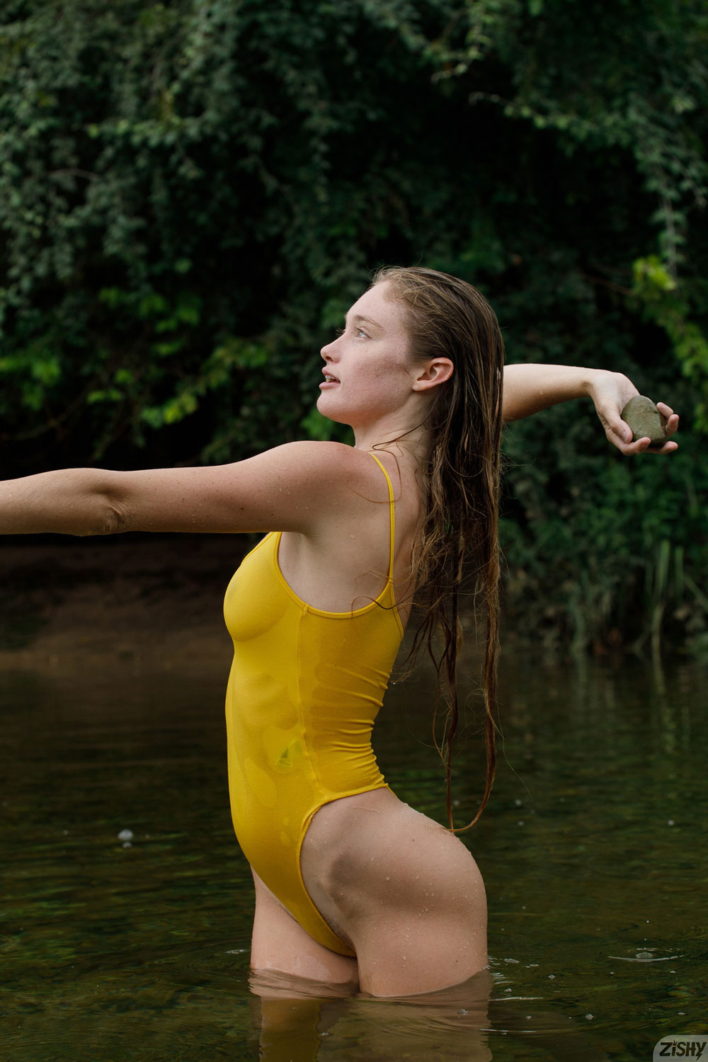 Suzie & Moon in the Lake