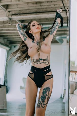 Paige Amaze Topless Pictures Paige Amaze poses nude for Playboy