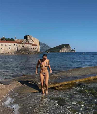 Charley Manley in a bikini