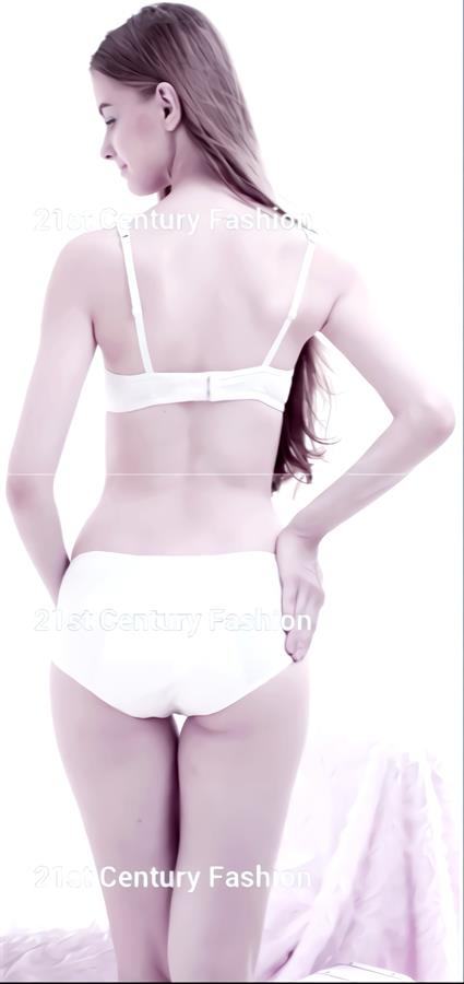 Sexy white girl lingerie model
