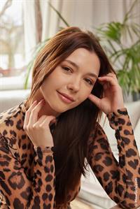 Mila Azul Takes off her Bodysuit