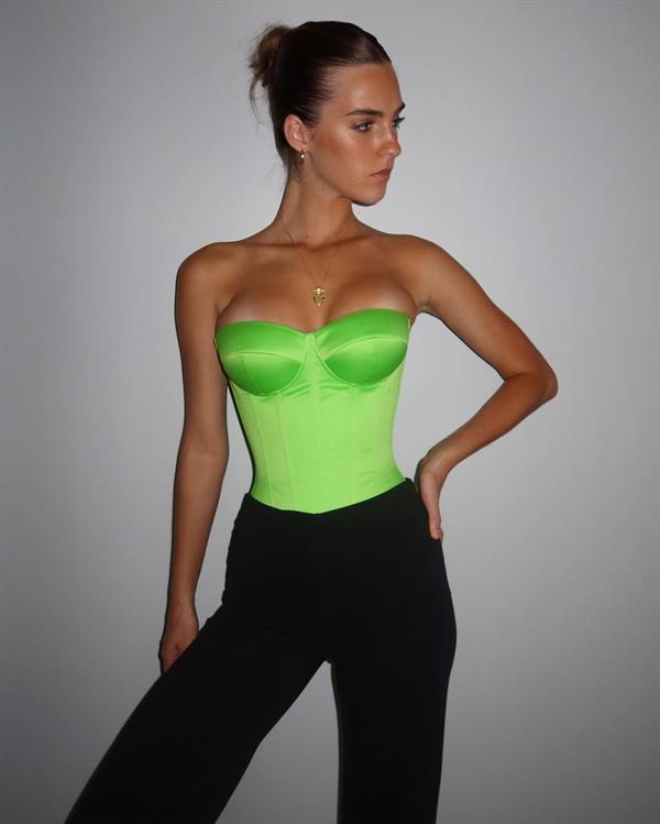 Green bustier