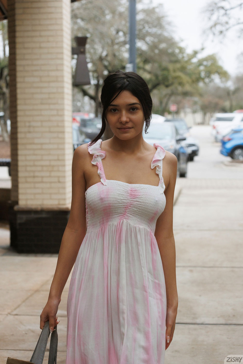 Soledad Lomas Flashing her Hot Tits