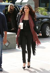 Selena Gomez out walking in Toluca Lake on April 5, 2013