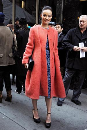 Olivia Wilde attends Calvin Klein Fall 2013 Presentation in New York City - February 14, 2013 