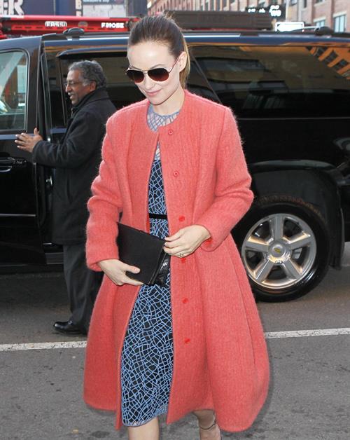 Olivia Wilde out in New York City - February 14, 2013 (Valentine's Day)