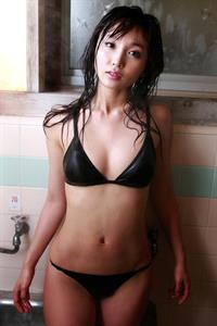 Risa Yoshiki in a bikini