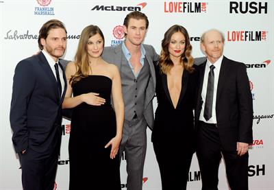 Olivia Wilde attending the  Rush  World Premiere on September 2, 2013