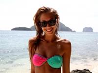 Kenza Zouiten in a bikini